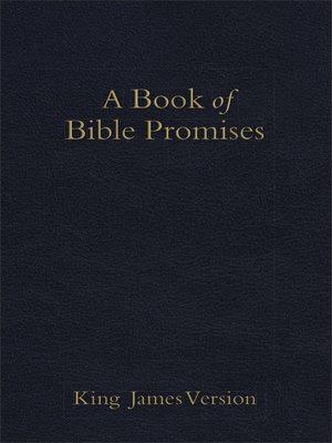 cover image of KJV Book of Bible Promises Midnight Blue